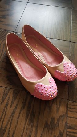 Shoe Bakery pink sprinkle flats