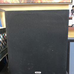 Tannoy Powered Subwoofer W/ Signs Of Wear Few Scuff Marks & Face Shield 