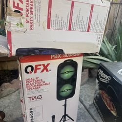 QFX  small speakers 