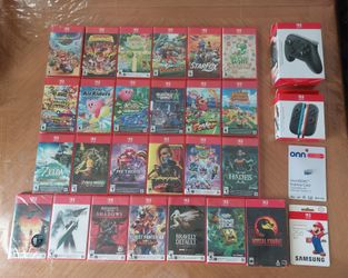 Nintendo Switch 2 Games Memory Cards and Contollers