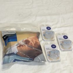 Respironics Nuance Nasal Mask Gel Pillows W/HGR And Refills