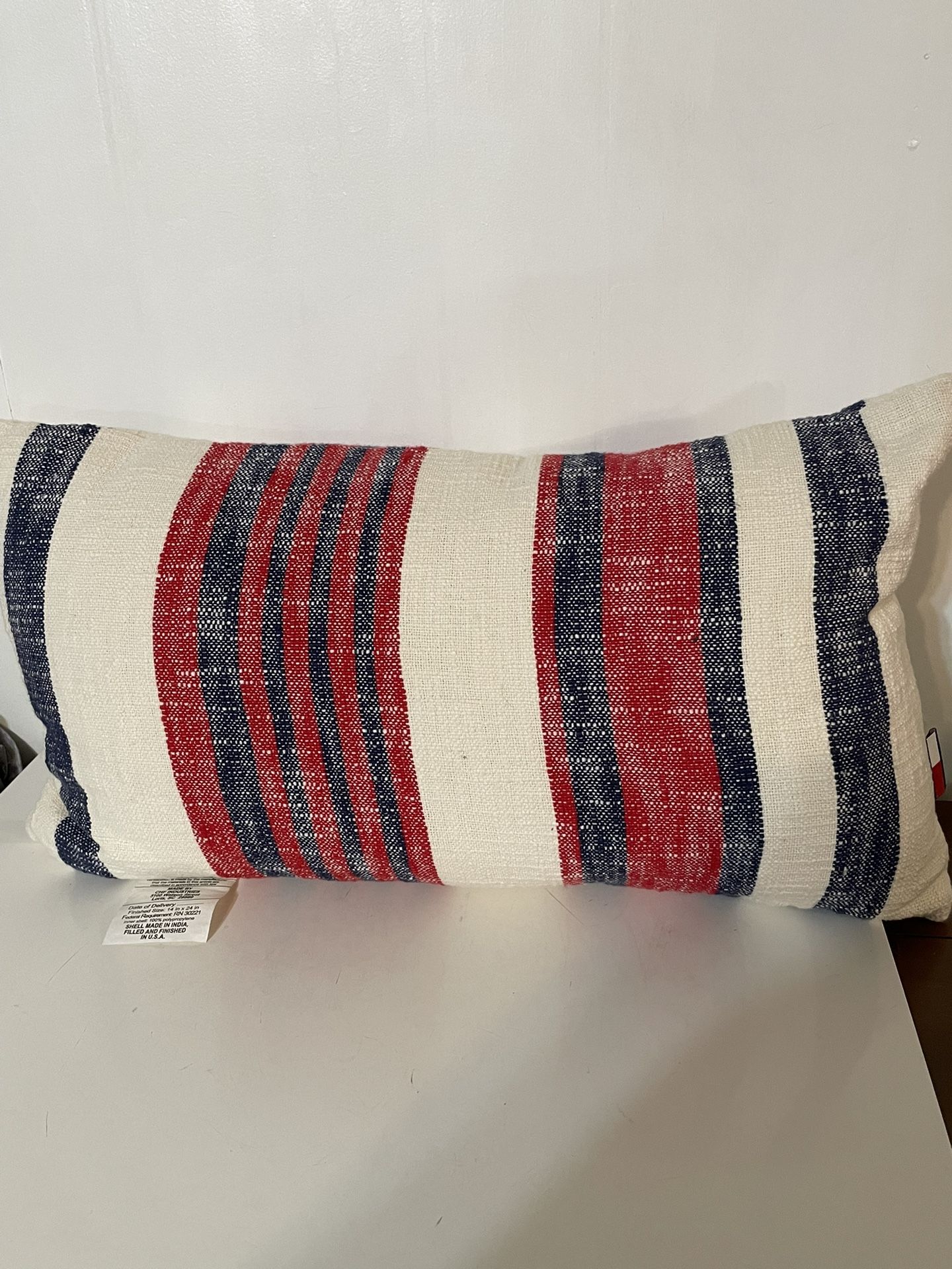 Tommy Hilfiger Pillow- Very Nice For 4th Of July