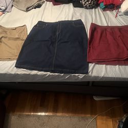 3 Woman’s Skirts Size 2XL . All 3 for 15 dollars