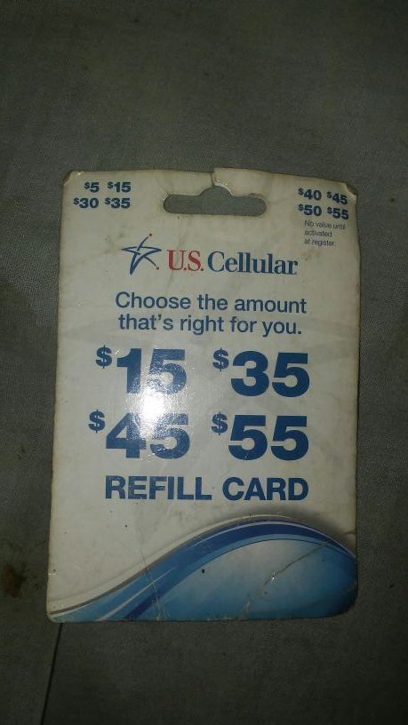 Us cellular phone card