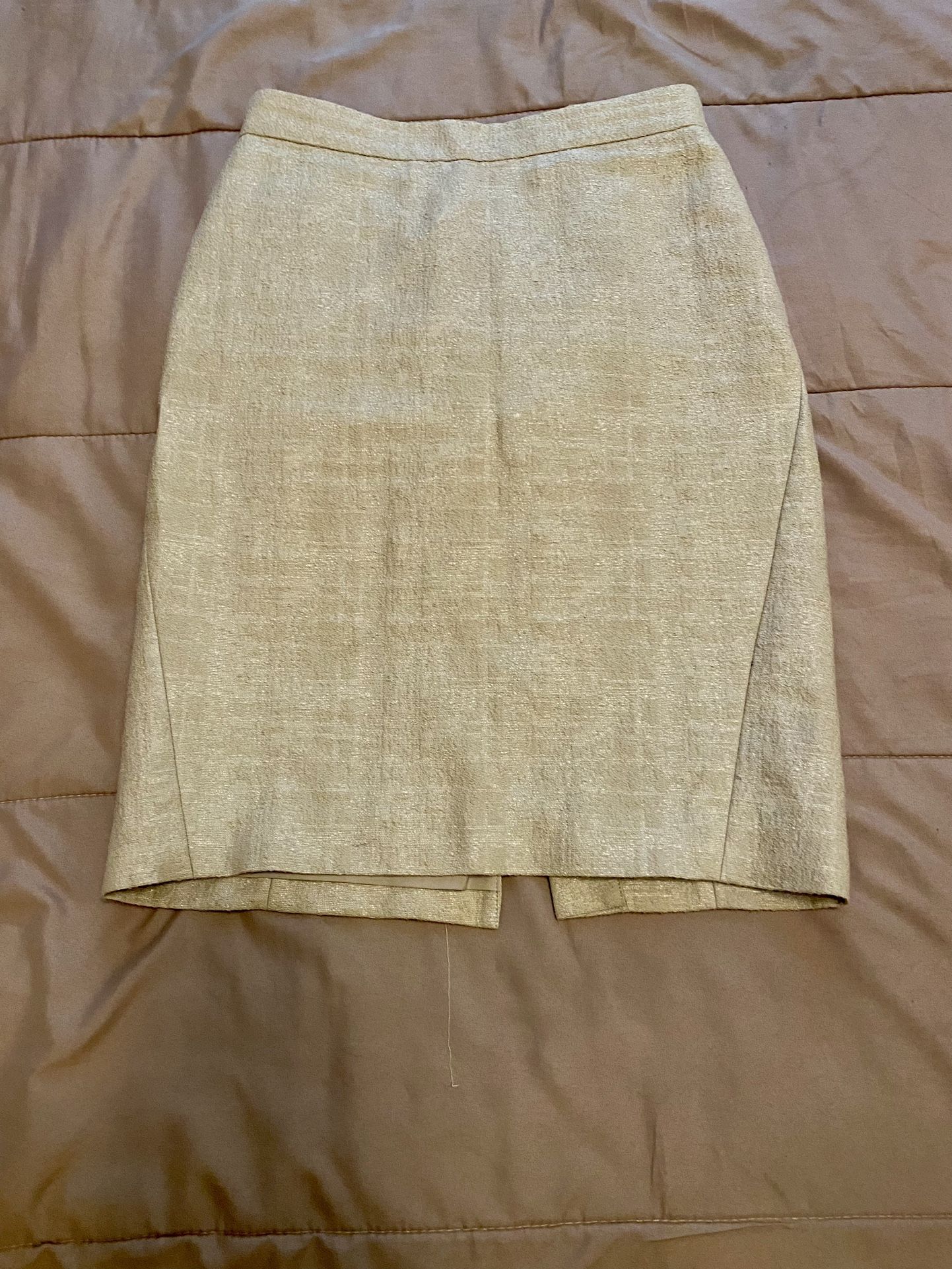 Tan Pencil Skirt