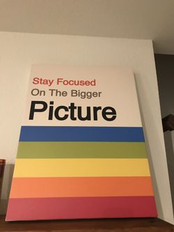 IKONICK Motivational Canvas Like New