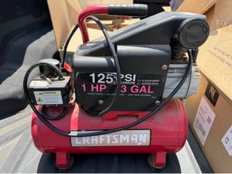 Craftsman portable air compressor 3 gallon