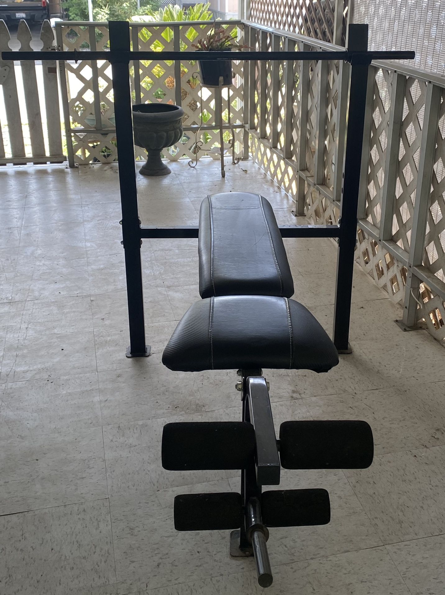 Bench Press Weights And Bar Included