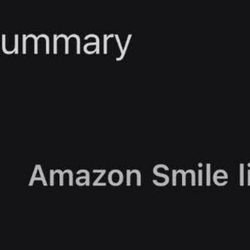 Amazon Smile Sign 