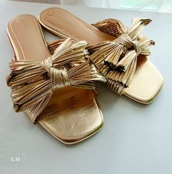 Gold Serlina Slides Women 8