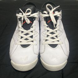 Nike Air Jordan 6 Retro Low White-Infrared 23