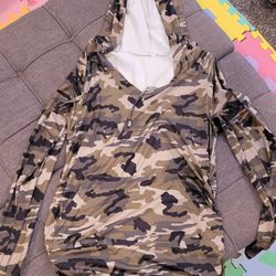 Camo Pull Over Shirt