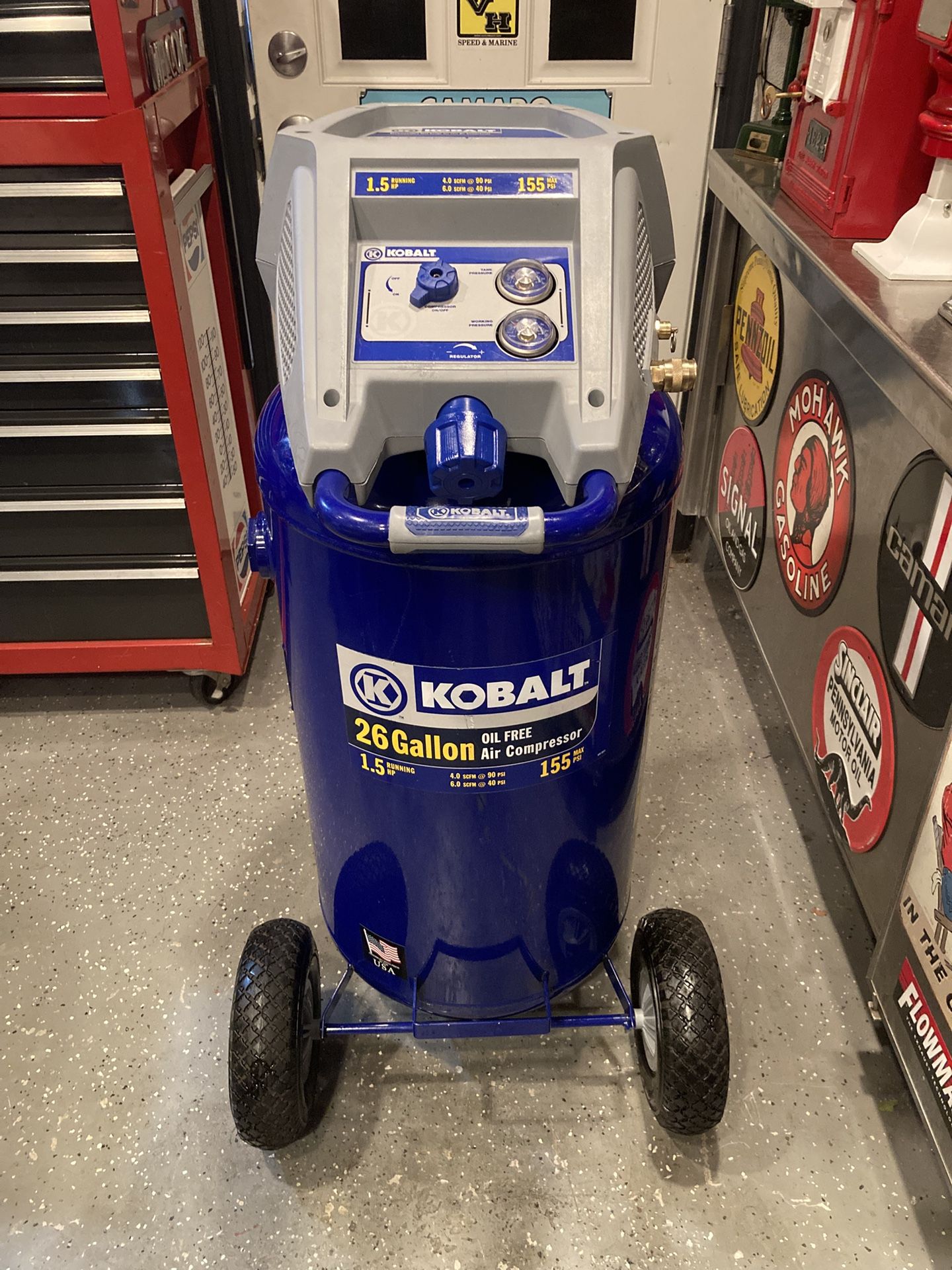 Air Compressor Like New Kobalt 26 Gallon, Price Firm