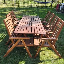 Patio Table With 8 Chairs