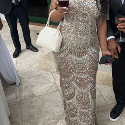 ✨ Custom Oobiuku Hand-Beaded Reception Dress ($700) ✨