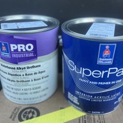 SHERWIN-WILLIAMS PAINT BUNDLE – PRO INDUSTRIAL + SUPERPAINT (MAKE REASONABLE OFFER)