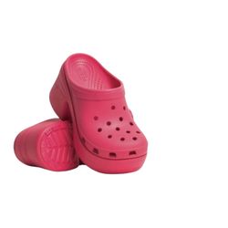 NEW CROCS SIREN CLOG 208547-6TW PINK CRUSH