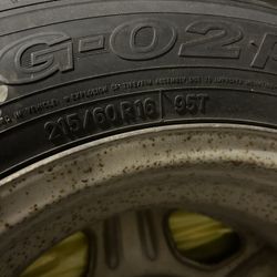 4 Studded Snow Tires 