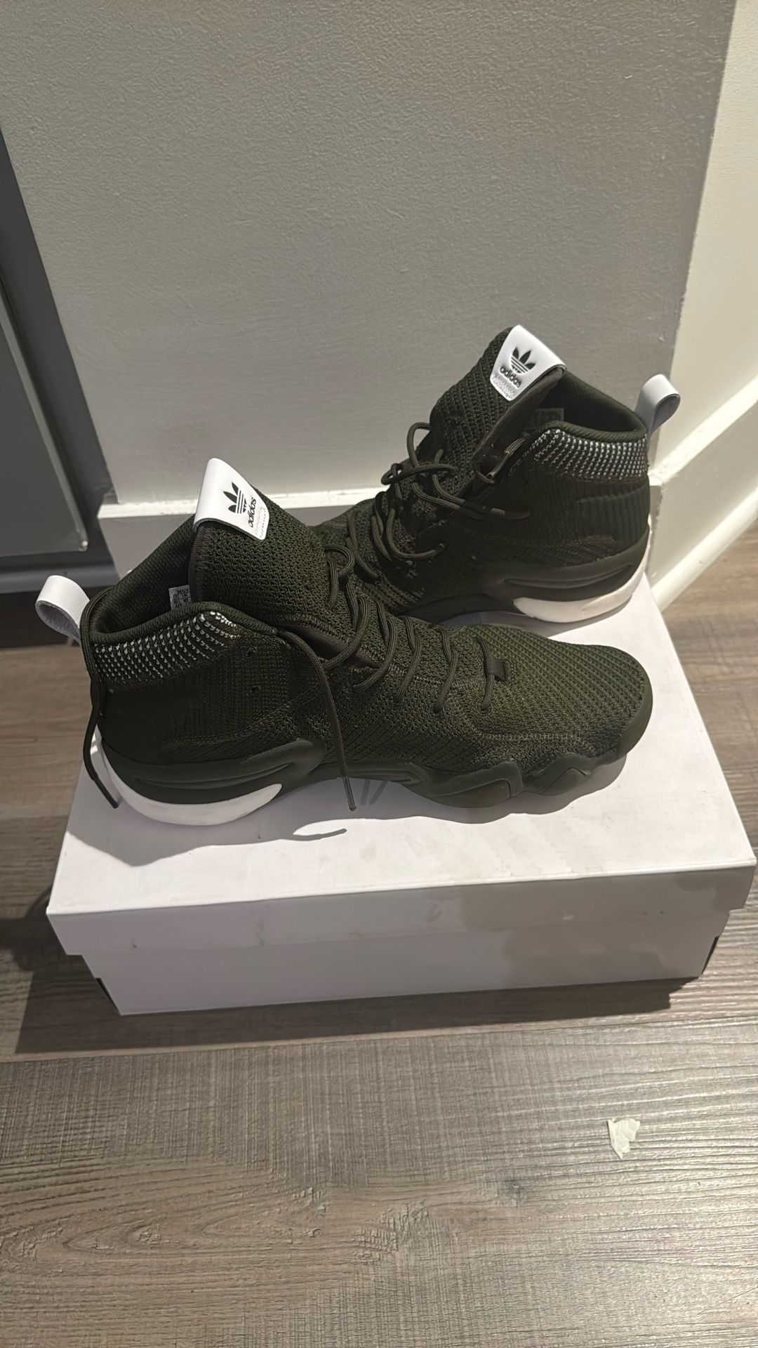 Adidas, Nevy Green Size 10.5