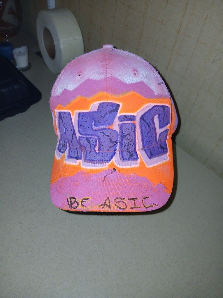 Custom Designed And Painted Snap back