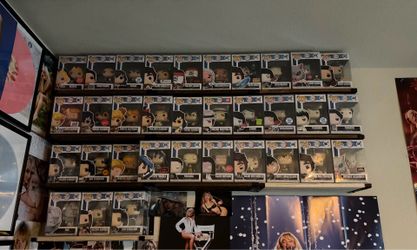 Demon slayer and attack on titan Funko pops