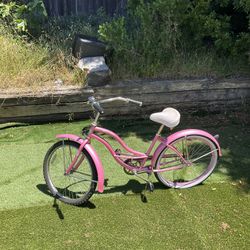 Pink Cruiser Bike 