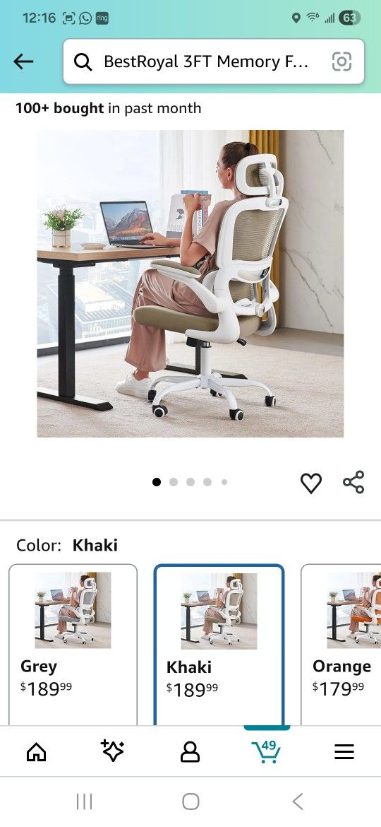 Office Chair Ergonomic Desk