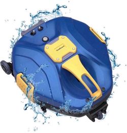 Cordless Robotic Pool Cleaner,Automatic Rechargeable Pool Robot Vacuum with Max 120 Mins Working Time,for Above/In-Ground Swimming Pools Up to 753 Sq