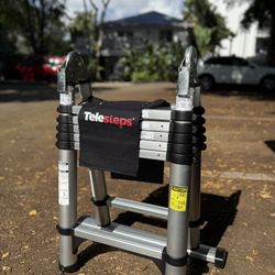 Telesteps 612TC 12.5 ft Telescoping Extension & 6 ft Step Ladder - New, Never Used