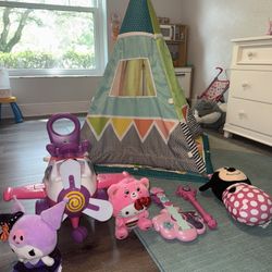 Girl Toys (Teepee, Airplane Music Guitar)