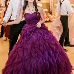 Deep Purple Ball Gown / Quinceanera Dress