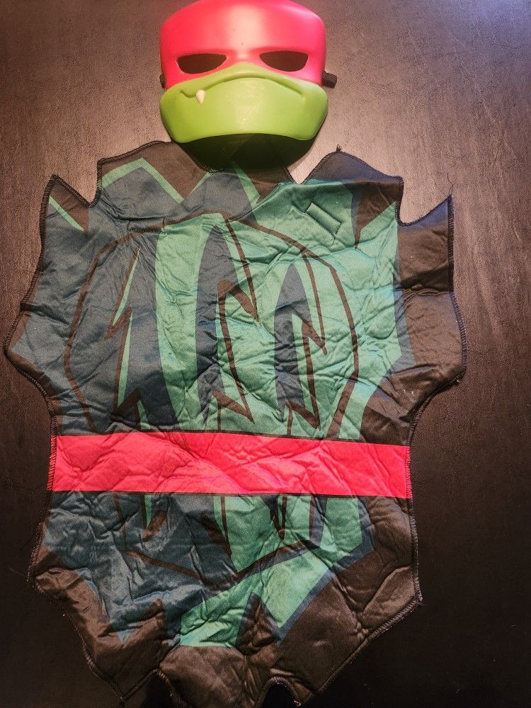 Ninja Turtle Red Mask With Cloth Shield