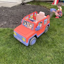Bluey Power Wheel Family Car