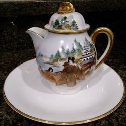 Small Nippon Porcelain Teapot

