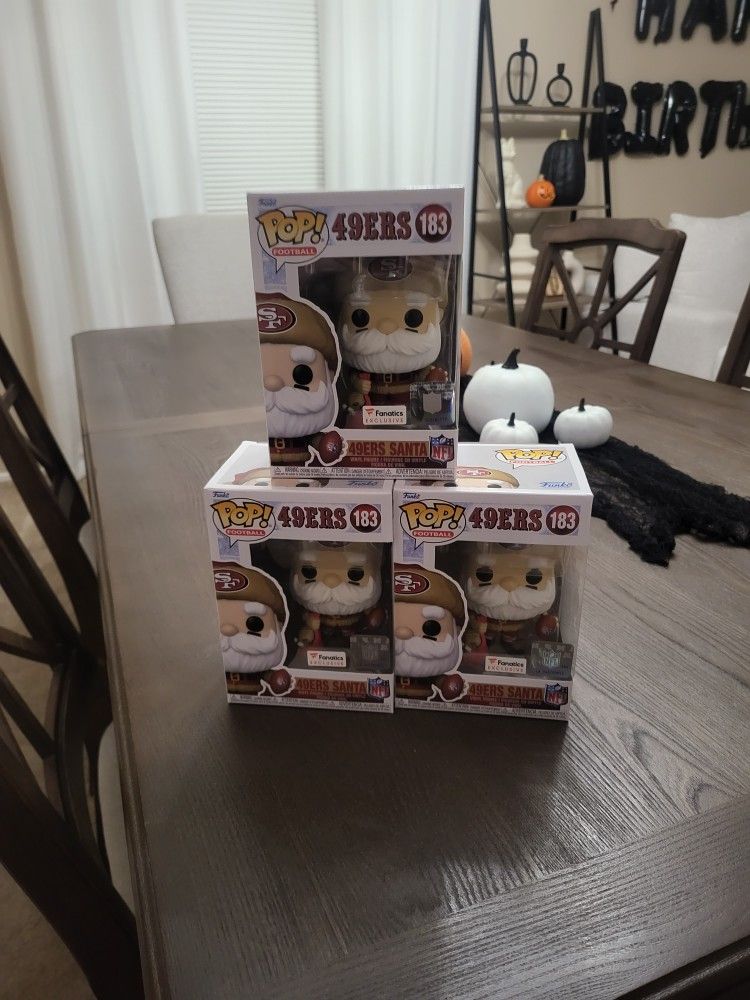 49ers Santa Funko POP. (Limited)