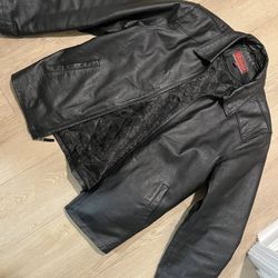 Excelled Men’s Collection Leather Jacket M
