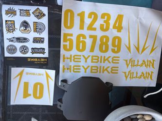 E-bike Haybike and front plate