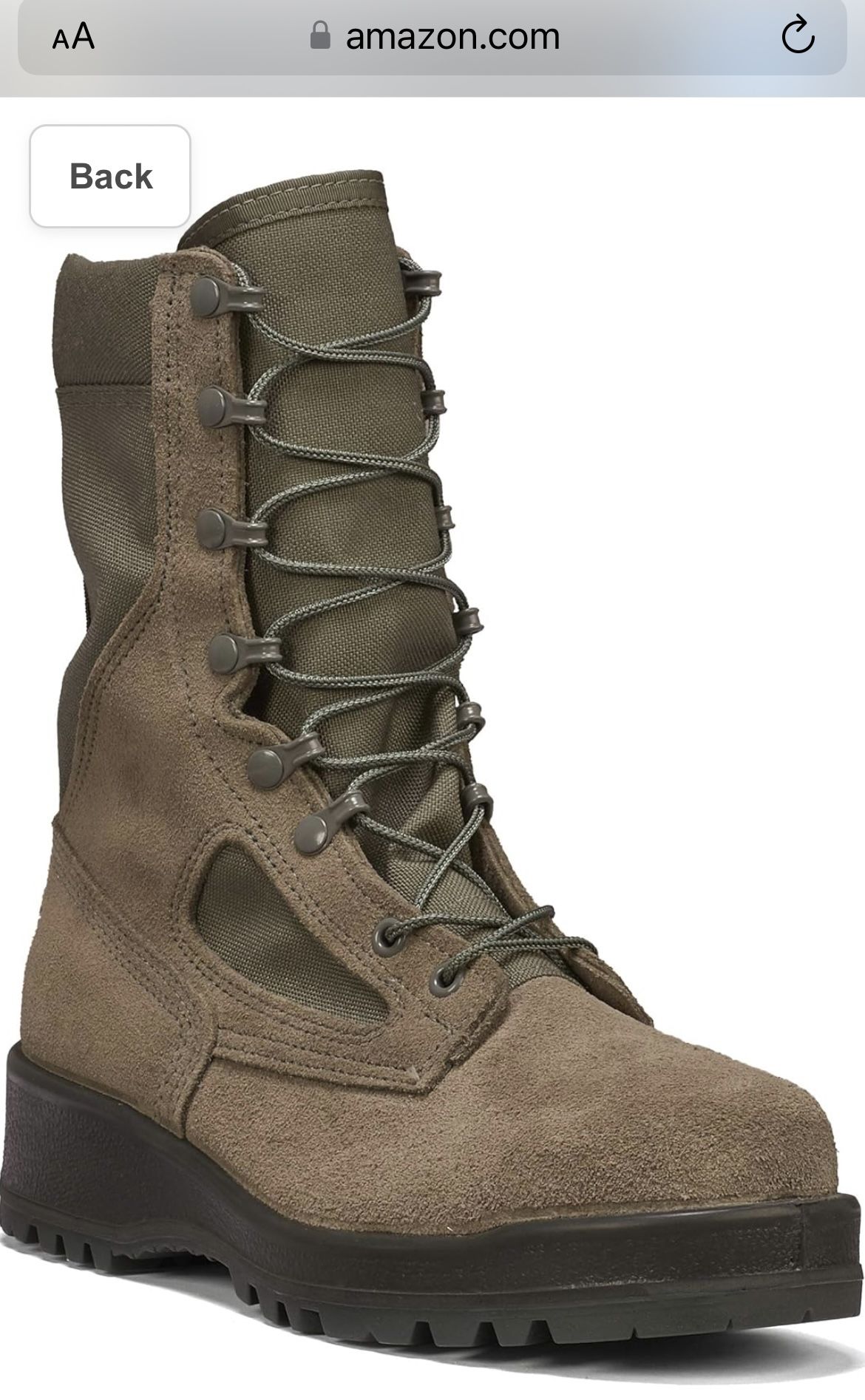 Belleville Military Boots Sz 10.5 M