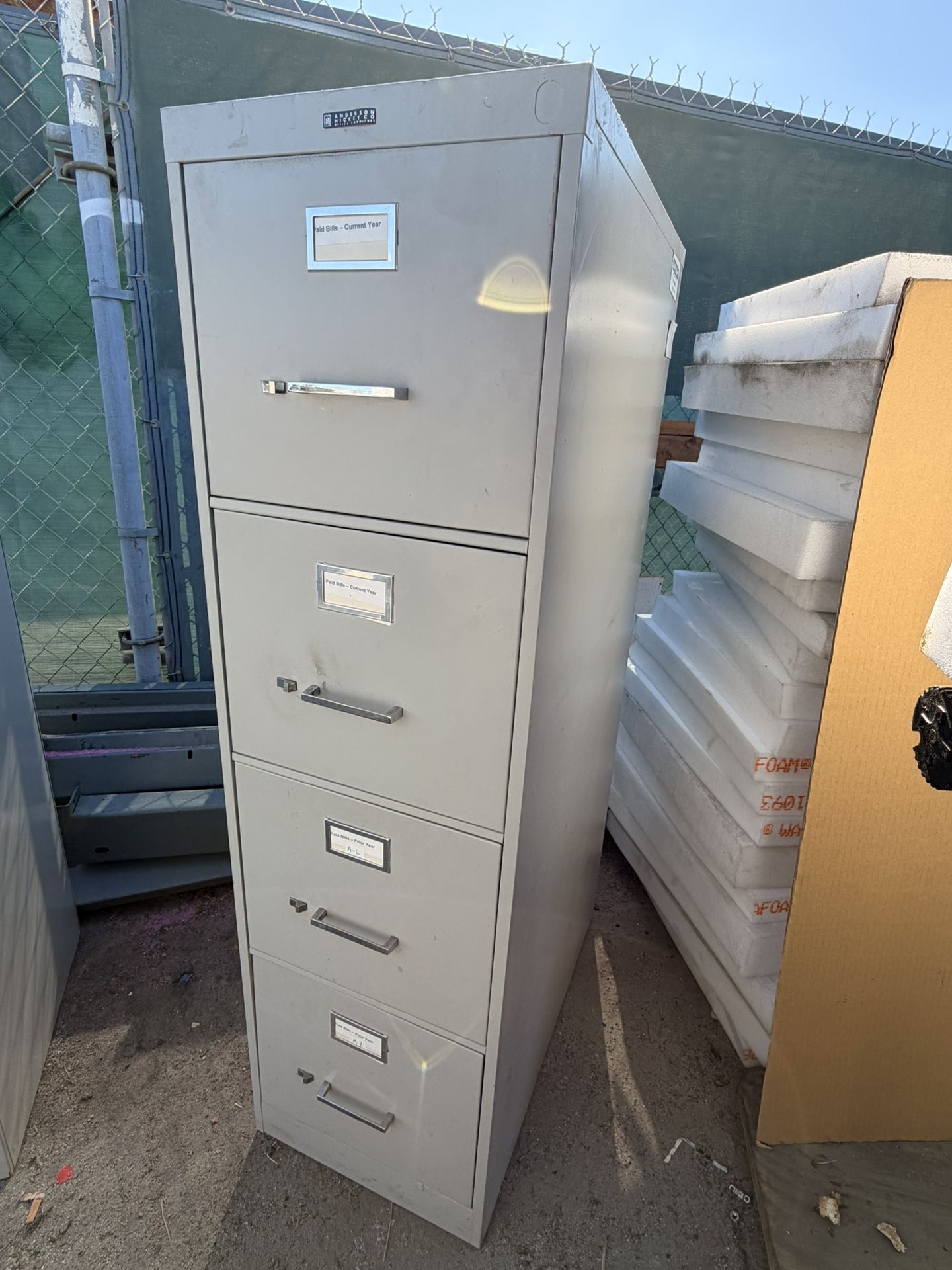4 Filing Cabinets. Need Gone In The Next 4 hours; $35 Each Or $100 All 4.