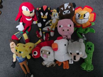 BUY 2 GET 1 FREE miscellaneous video game plushies