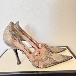 Snake Skin Pumps 