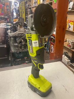 Ryobi PCL445 Angle Grinder w/Batt and Blade