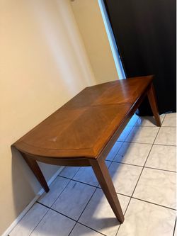 wooden dining room table