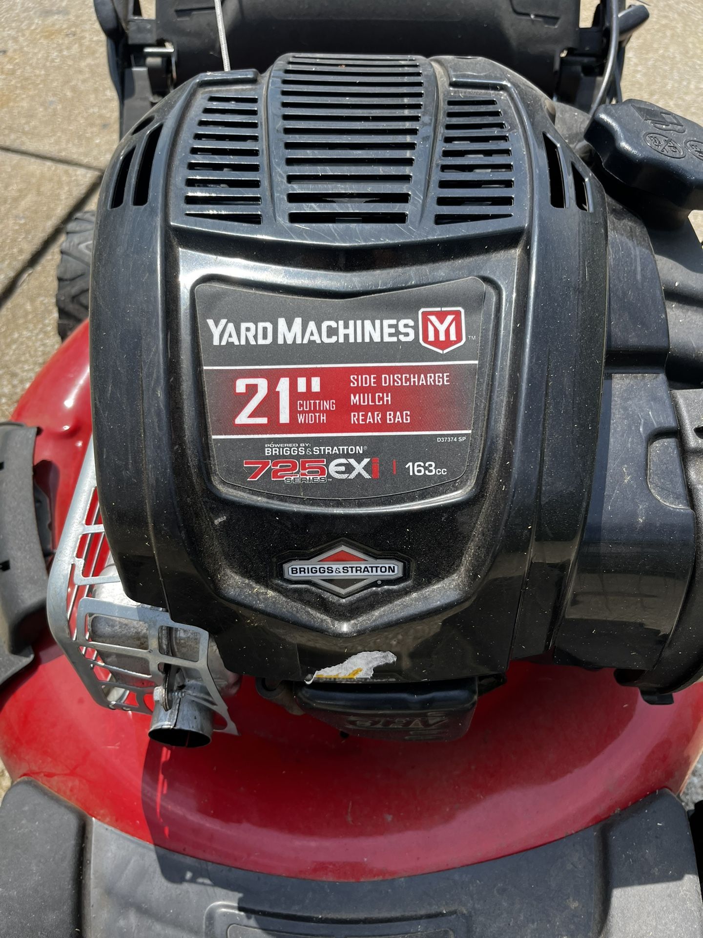 Yard Machines 725exi 