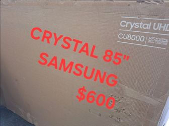 85" CRYSTAL 4K SAMSUNG SMART TV CLEARANCE PRICE!!!