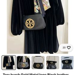 Tory Burch Gold Metal Purse 