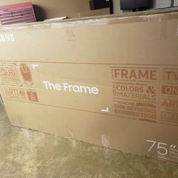 Tv Samsung 75", LS03T, The Frame, 2020 Model, Excellent