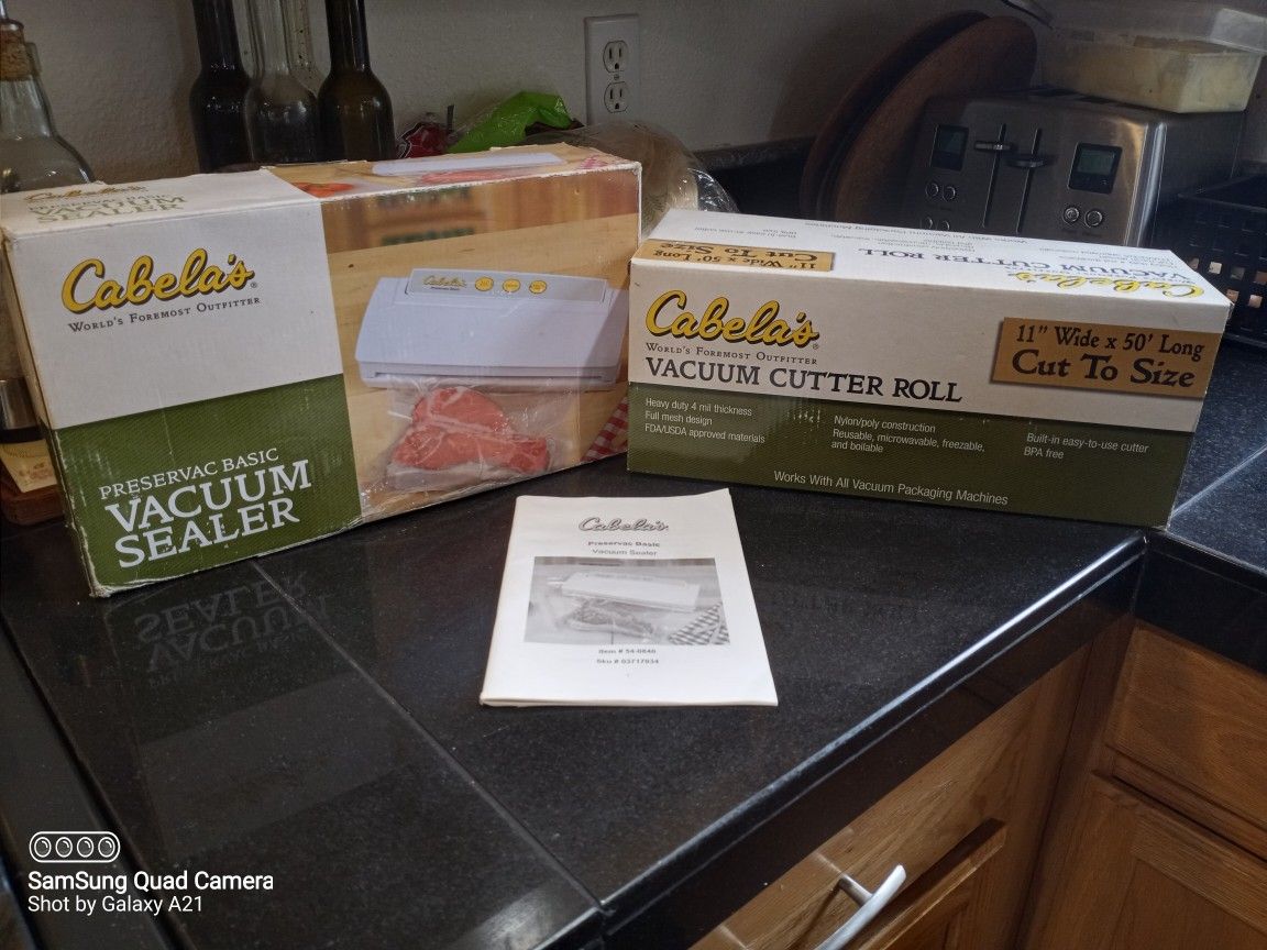 Cabela's Preserve Basic Vacuum Sealer 540840 for Sale in Snohomish, WA