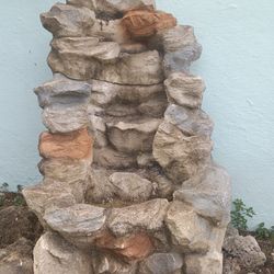 Rock Fountain For Outside Yard Decoration