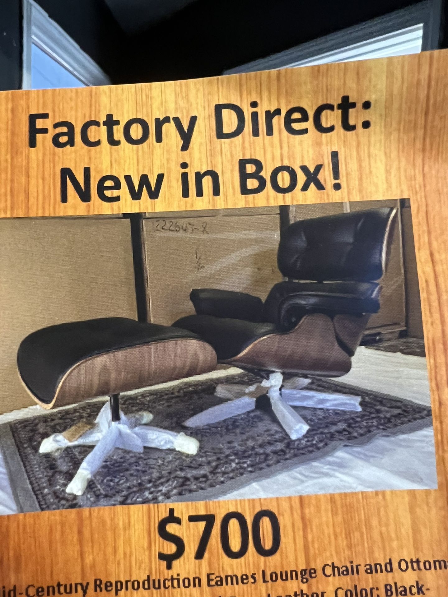 Luxury Lounge Chair Brand New